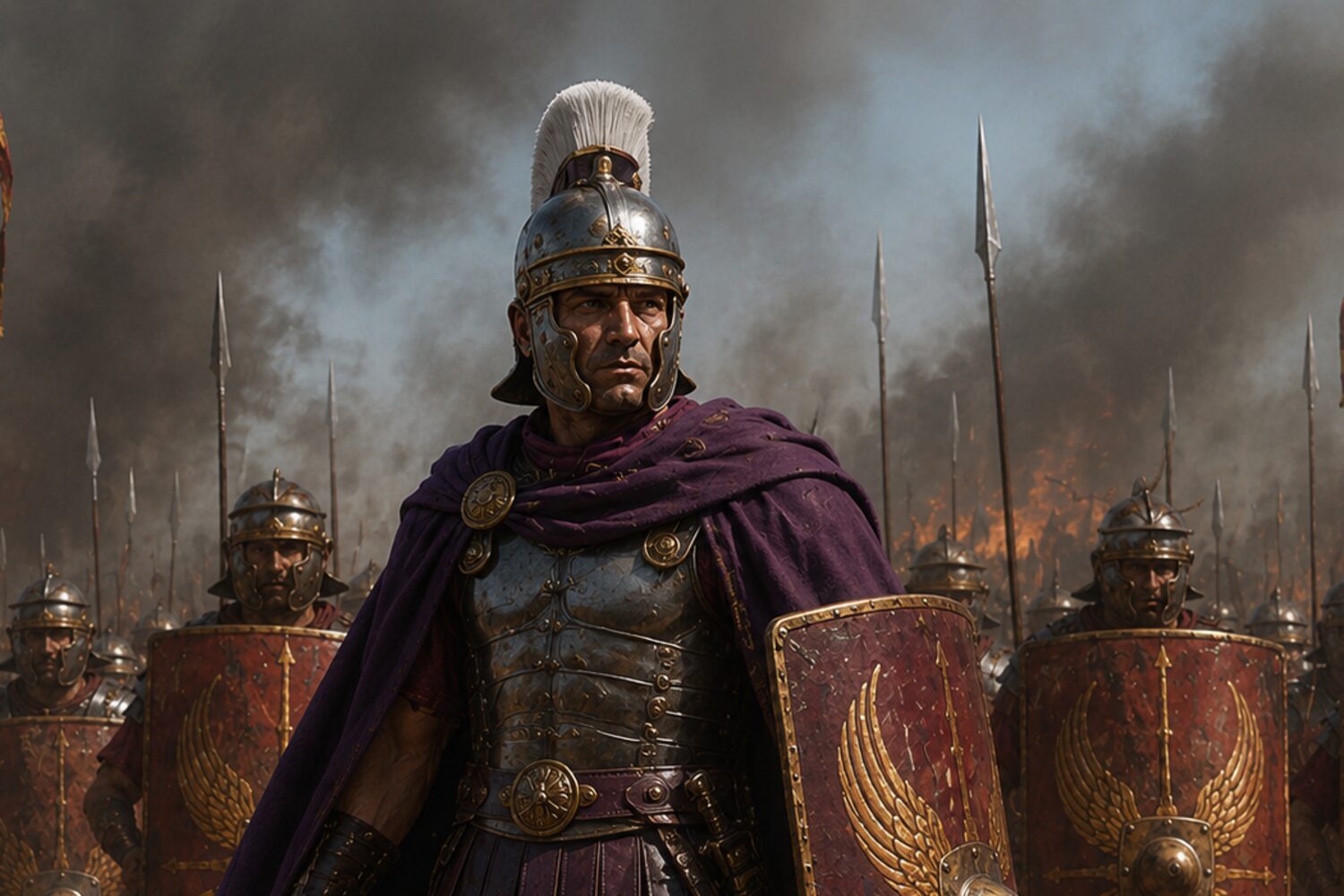 The commander's own guard: picked by name, out of a legion that had itself been picked.